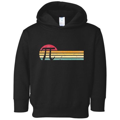 Retro Vintage Pi Day 3.14 Funny Math Nerd Toddler Hoodie