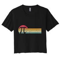 Retro Vintage Pi Day 3.14 Funny Math Nerd Crop Top
