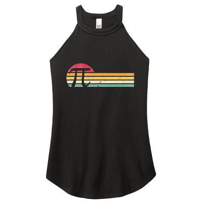 Retro Vintage Pi Day 3.14 Funny Math Nerd Women's Perfect Tri Rocker Tank