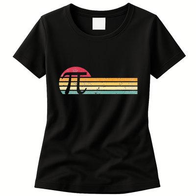 Retro Vintage Pi Day 3.14 Funny Math Nerd Womens T-Shirt