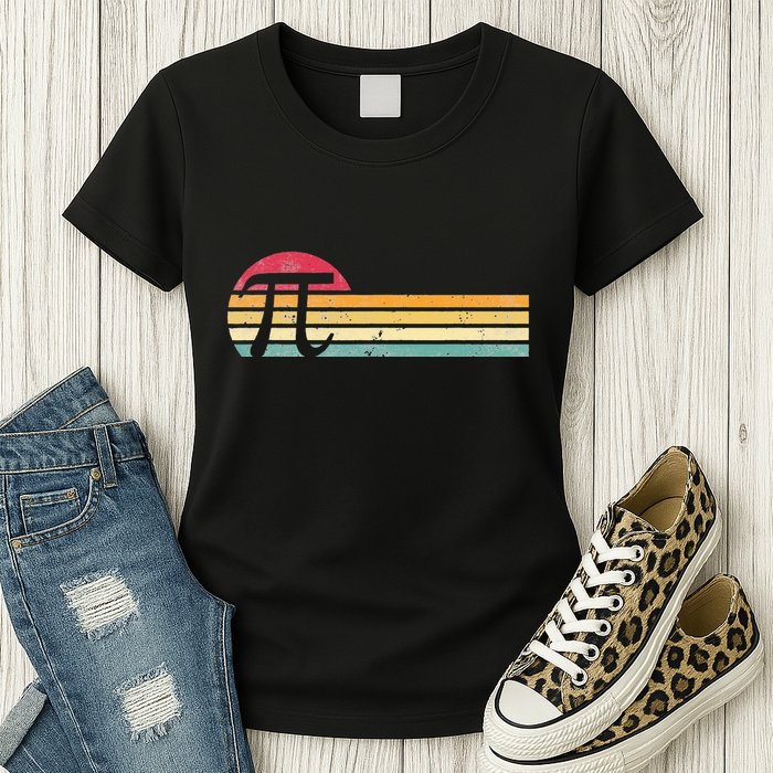 Retro Vintage Pi Day 3.14 Funny Math Nerd Womens T-Shirt