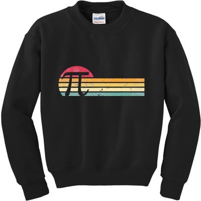 Retro Vintage Pi Day 3.14 Funny Math Nerd Kids Sweatshirt