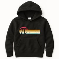 Retro Vintage Pi Day 3.14 Funny Math Nerd Kids Hoodie