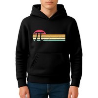Retro Vintage Pi Day 3.14 Funny Math Nerd Kids Hoodie