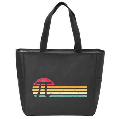 Retro Vintage Pi Day 3.14 Funny Math Nerd Zip Tote Bag