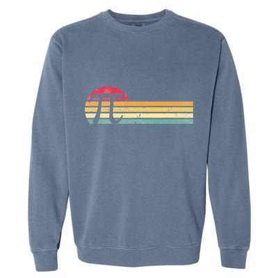 Retro Vintage Pi Day 3.14 Funny Math Nerd Garment-Dyed Sweatshirt