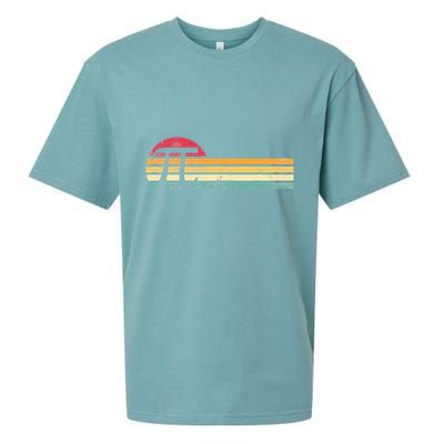 Retro Vintage Pi Day 3.14 Funny Math Nerd Sueded Cloud Jersey T-Shirt