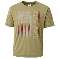 Retro Vintage Qr American Flag Funny Trump Dance Code Performance Shirt