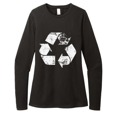 Recycle Vintage Recycling Gift Earth Day Women Womens CVC Long Sleeve Shirt