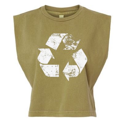 Recycle Vintage Recycling Gift Earth Day Women Garment-Dyed Women's Muscle Tee