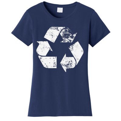 Recycle Vintage Recycling Gift Earth Day Women Women's T-Shirt