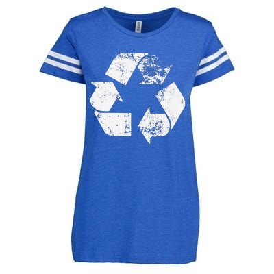 Recycle Vintage Recycling Gift Earth Day Women Enza Ladies Jersey Football T-Shirt