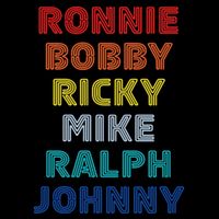 Retro Vintage Ronnie Bobby Ricky Mike Ralph And Johnny 16 in Basic Backpack