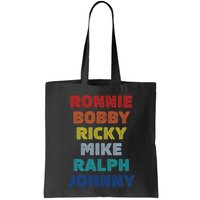 Retro Vintage Ronnie Bobby Ricky Mike Ralph And Johnny Bag