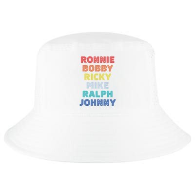 Retro Vintage Ronnie Bobby Ricky Mike Ralph And Johnny Cool Comfort Performance Bucket Hat