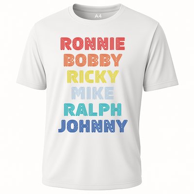 Retro Vintage Ronnie Bobby Ricky Mike Ralph And Johnny Performance Shirt