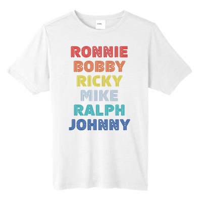 Retro Vintage Ronnie Bobby Ricky Mike Ralph And Johnny Tall Fusion ChromaSoft Performance T-Shirt