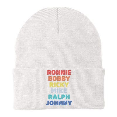 Retro Vintage Ronnie Bobby Ricky Mike Ralph And Johnny Knit Cap Winter Beanie