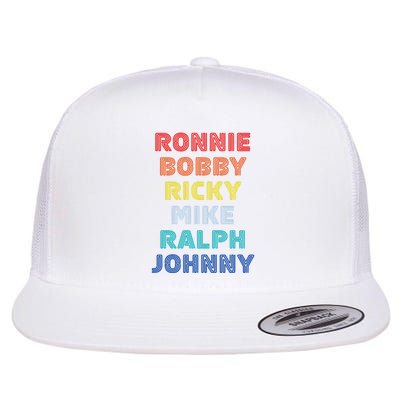 Retro Vintage Ronnie Bobby Ricky Mike Ralph And Johnny Flatbill Hat