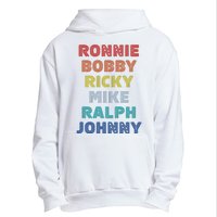 Retro Vintage Ronnie Bobby Ricky Mike Ralph And Johnny Urban Pullover Hoodie