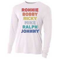 Retro Vintage Ronnie Bobby Ricky Mike Ralph And Johnny Cooling Performance Long Sleeve Crew