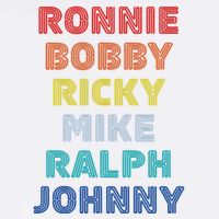 Retro Vintage Ronnie Bobby Ricky Mike Ralph And Johnny Wool Snapback Cap