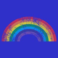 Rainbow Vintage Retro 70s 80s Style Gift Gift T-Shirt