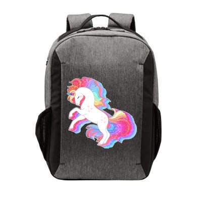 Retro Vintage Rainbow Unicorn Vector Backpack