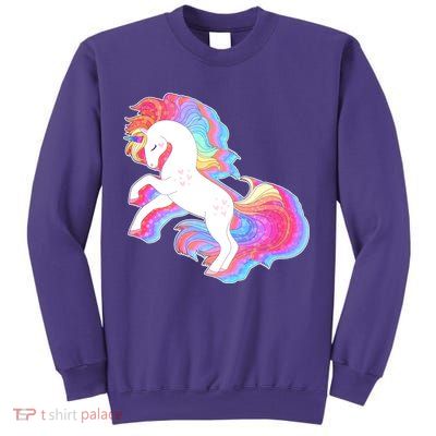 Retro Vintage Rainbow Unicorn Sweatshirt