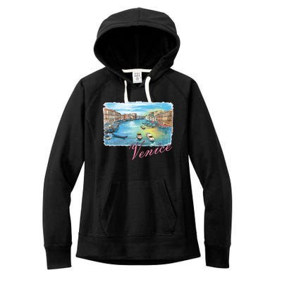 Romantic Venice Women's Fleece Hoodie