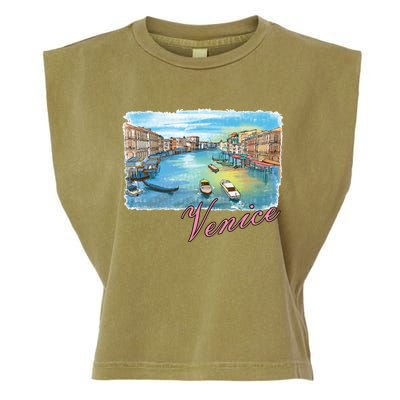 Romantic Venice Garment-Dyed Women's Muscle Tee