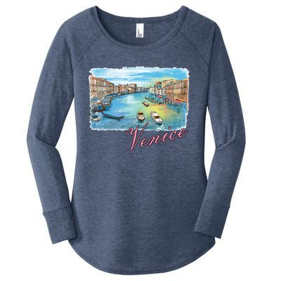 Romantic Venice Women's Perfect Tri Tunic Long Sleeve Shirt