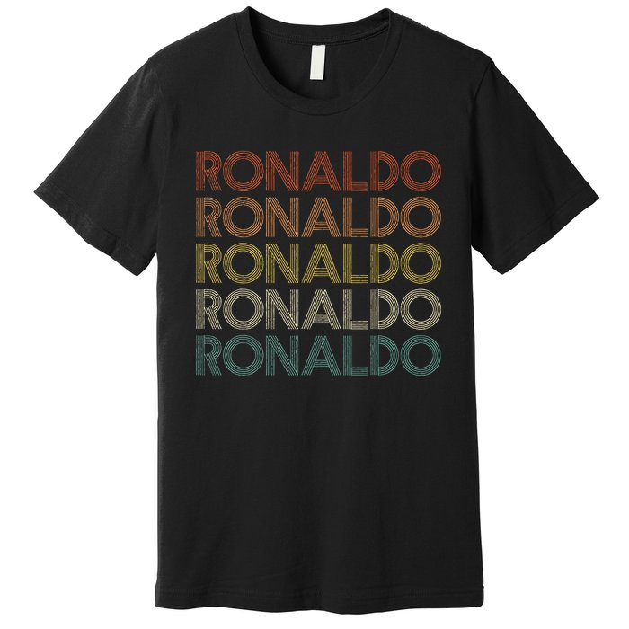 R.O.N.A.L.D.O Vintage Retro Premium T-Shirt