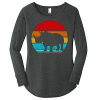 Retro Vintage Rhino Women's Perfect Tri Tunic Long Sleeve Shirt