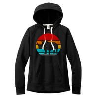 Retro Vintage Rhino Women's Fleece Hoodie