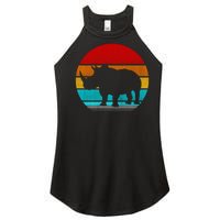 Retro Vintage Rhino Women's Perfect Tri Rocker Tank