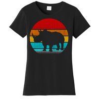 Retro Vintage Rhino Women's T-Shirt