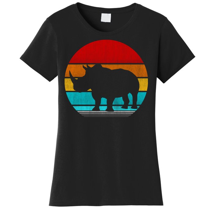 Retro Vintage Rhino Women's T-Shirt