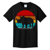 Retro Vintage Rhino Kids T-Shirt