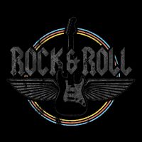 Retro Vintage Rock & Roll Guitar Wings Music Concert Band Kids T-Shirt