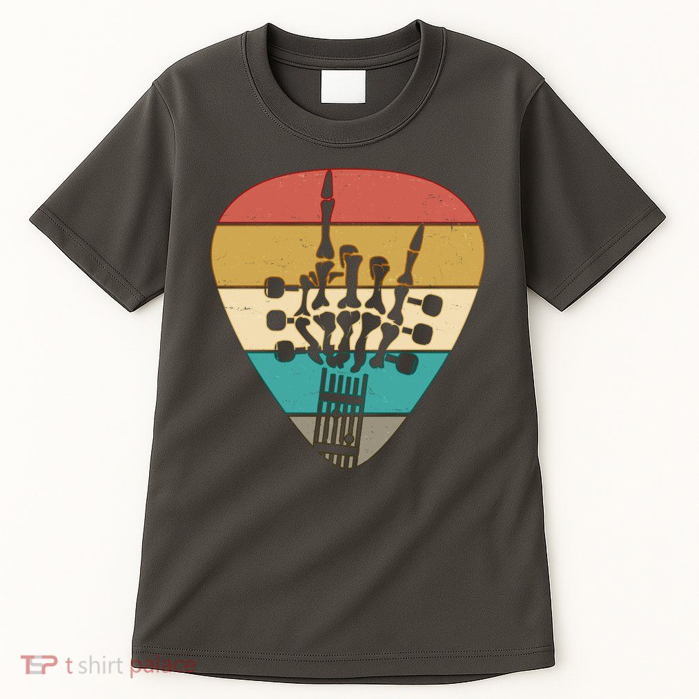 Retro Vintage Rock On Guitar Skeleton Tall T-Shirt