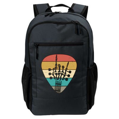 Retro Vintage Rock On Guitar Skeleton Backpack