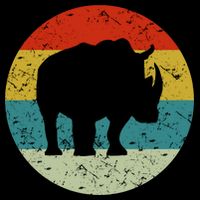 Retro Vintage Rhino Bucket Hat