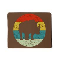 Retro Vintage Rhino Mousepad