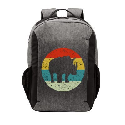 Retro Vintage Rhino Vector Backpack