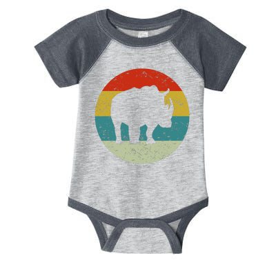 Retro Vintage Rhino Infant Baby Jersey Bodysuit