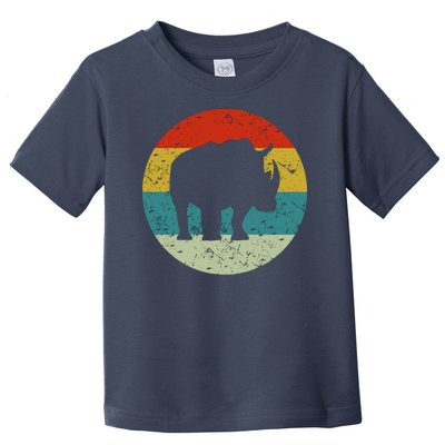 Retro Vintage Rhino Toddler T-Shirt