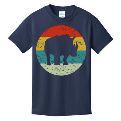 Retro Vintage Rhino Kids T-Shirt