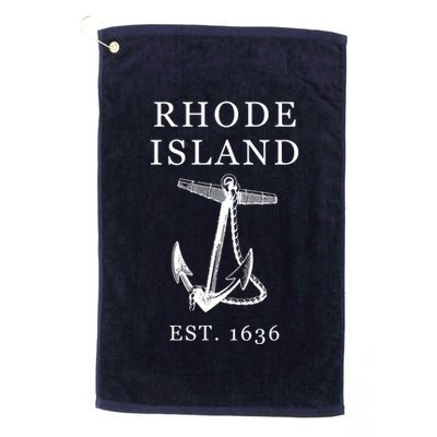 Ri Vintage Rhode Island Anchor Golf Towel