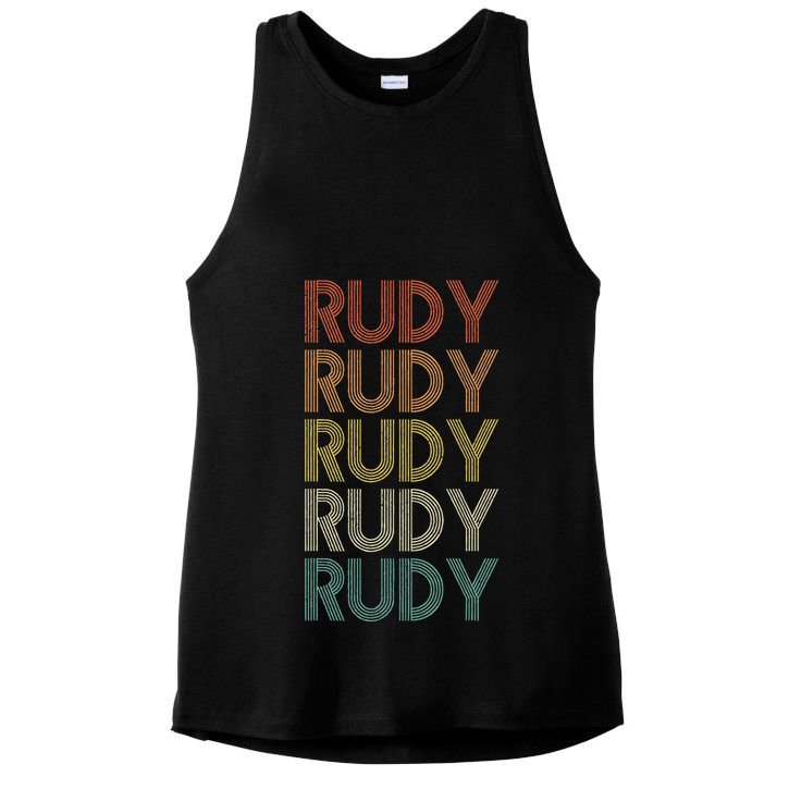 Rudy Vintage Retro Ladies PosiCharge Tri-Blend Wicking Tank